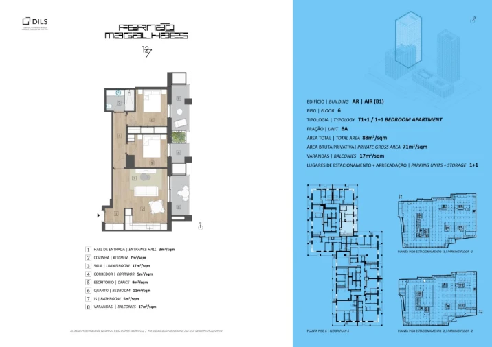 Apartamento T1 para Venda em Campanhã Planta 1