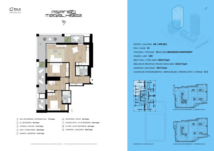 Apartamento T2 para Venda em Campanhã Planta 1