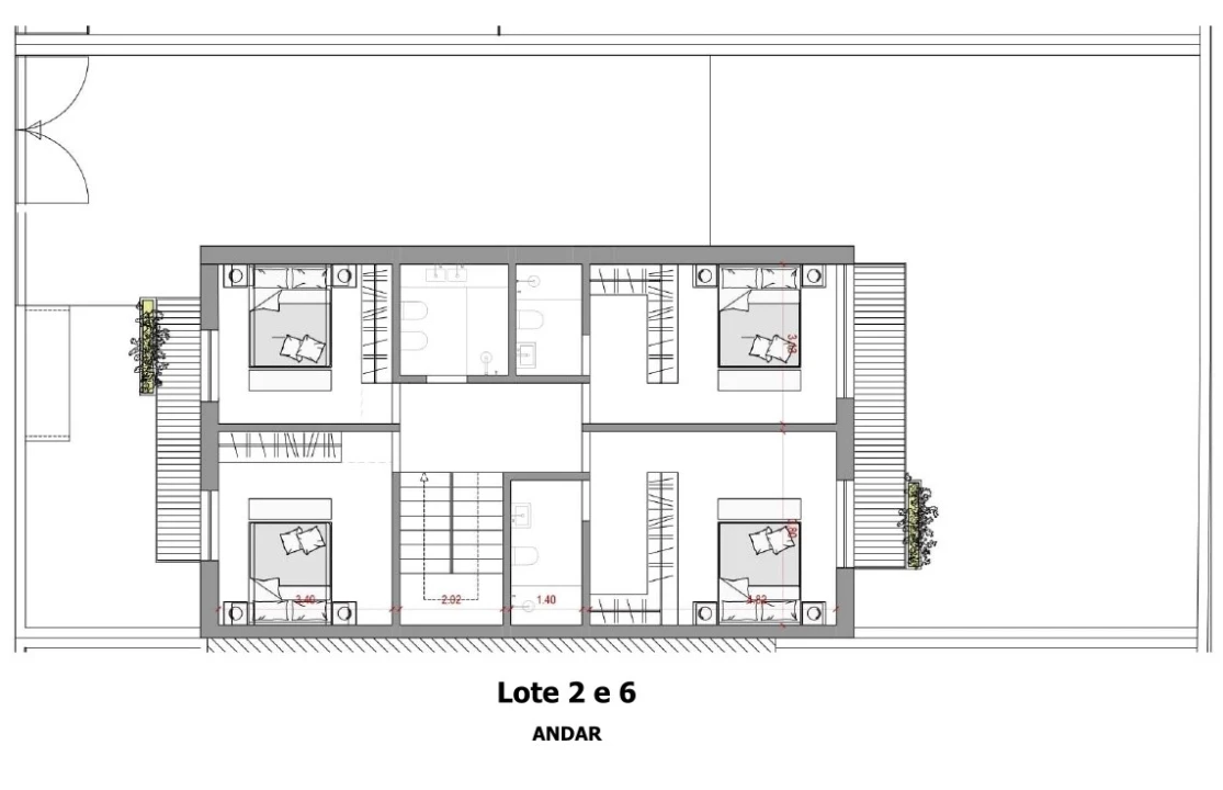 Moradia T3 para Venda em Moreira Planta 2