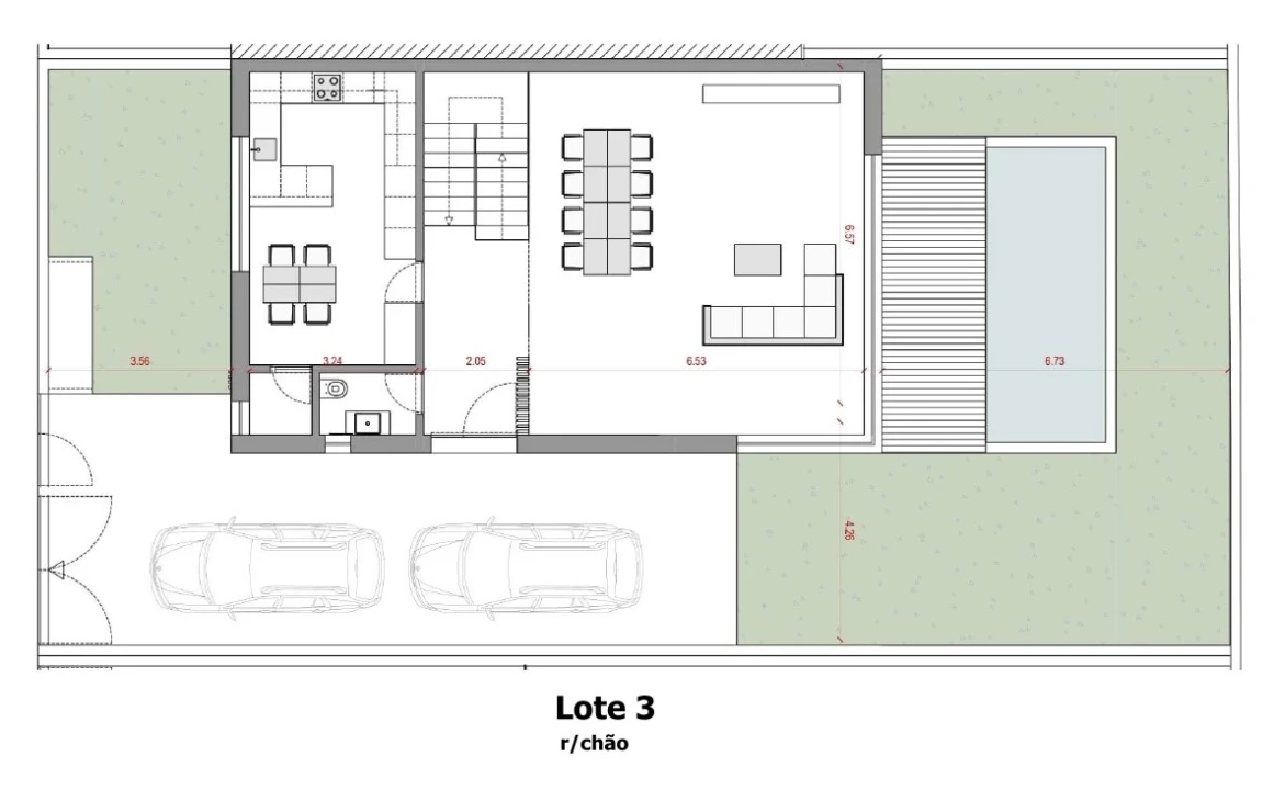 Moradia T3 para Venda em Moreira Planta 3