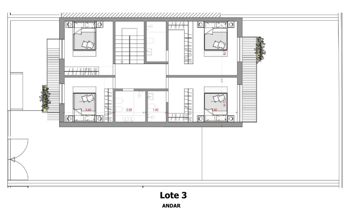 Moradia T3 para Venda em Moreira Planta 4