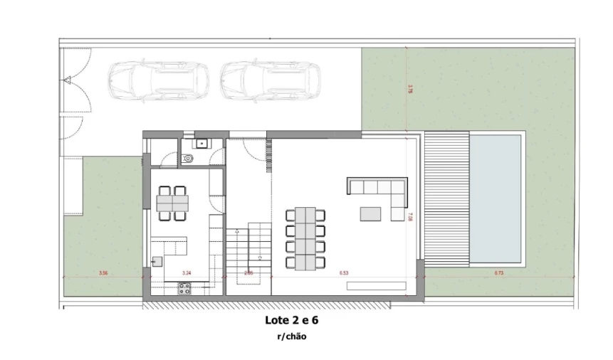 Moradia T3 para Venda em Moreira Planta 1