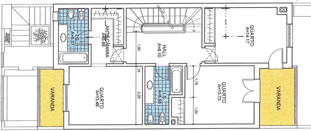 Moradia T4 para Venda em Tavira (Santa Maria e Santiago) Planta 1