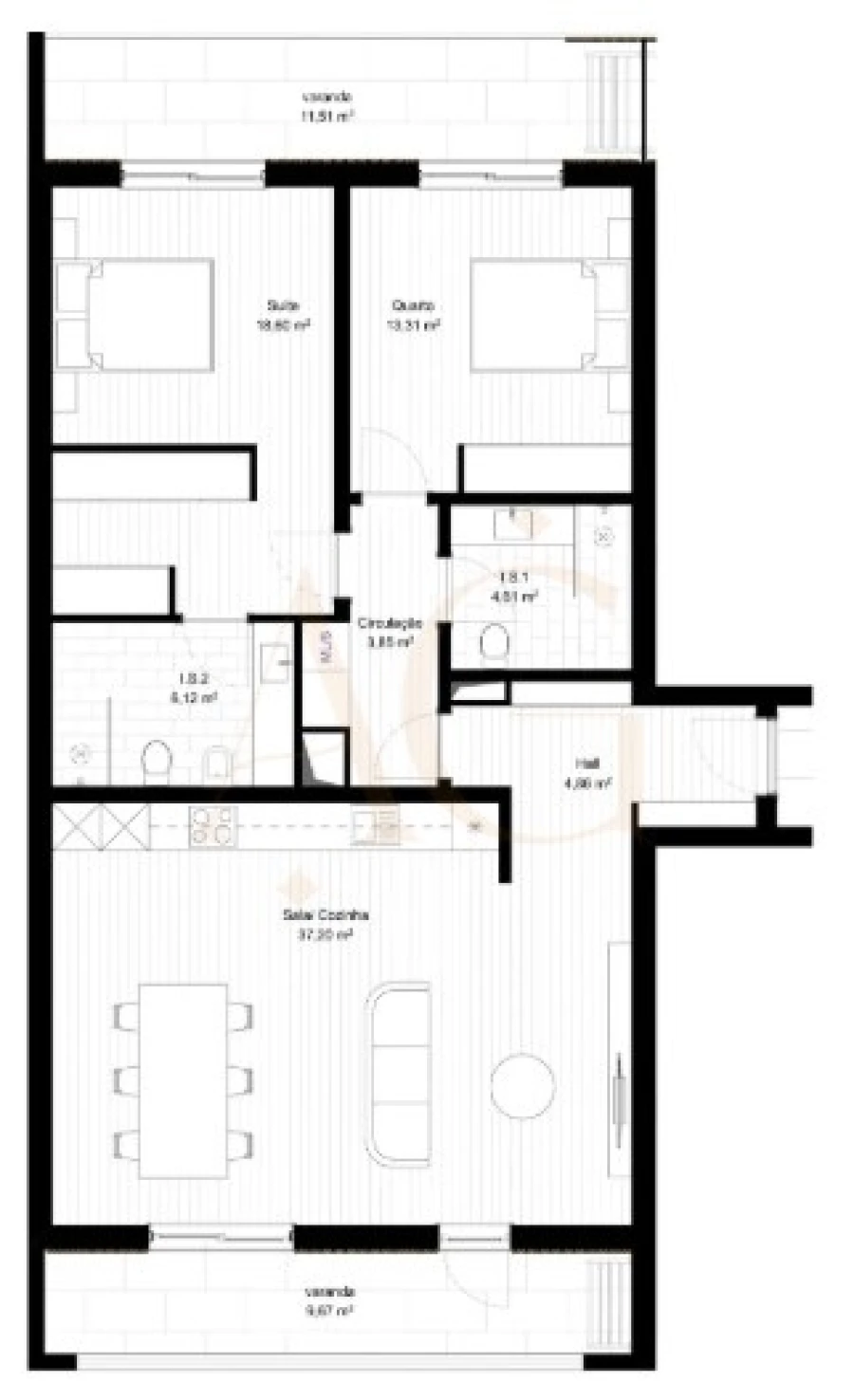 Apartamento T2 para Venda em Portimão Foto 14