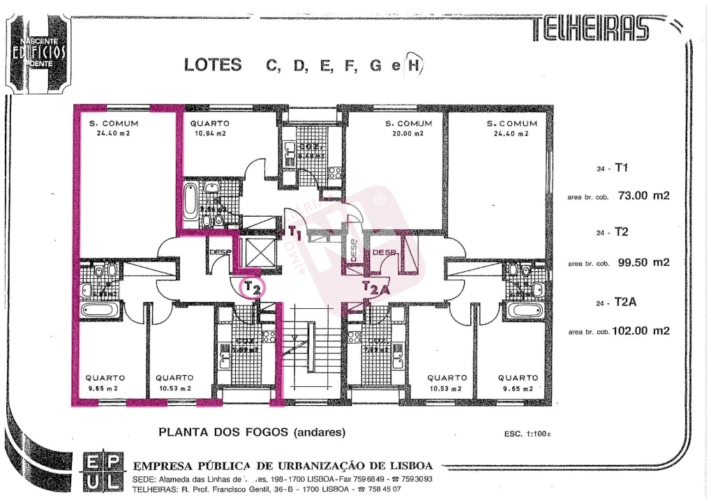 Apartamento T2 para Arrendamento em Lumiar Foto 29