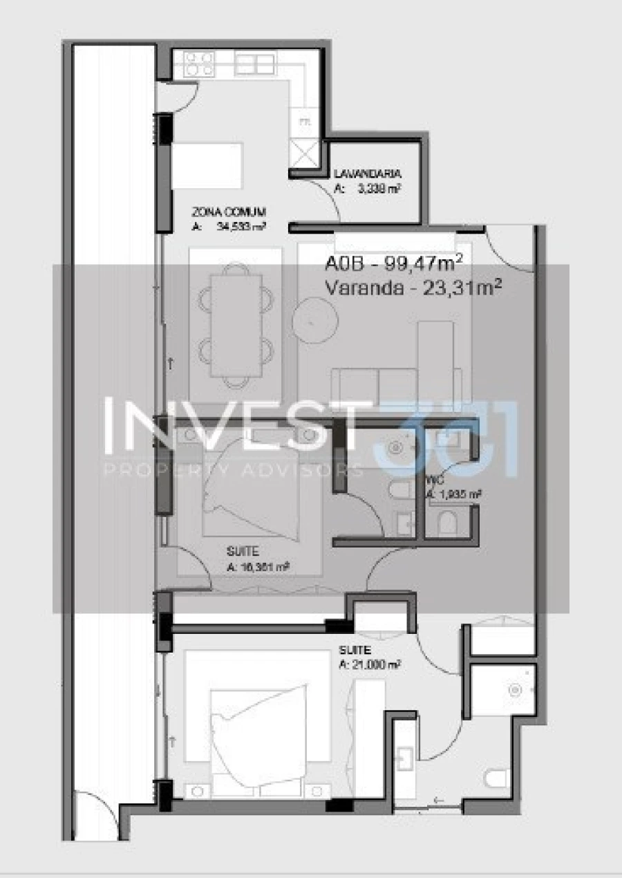 Apartamento T2 para Venda em Paços de Ferreira Foto 16