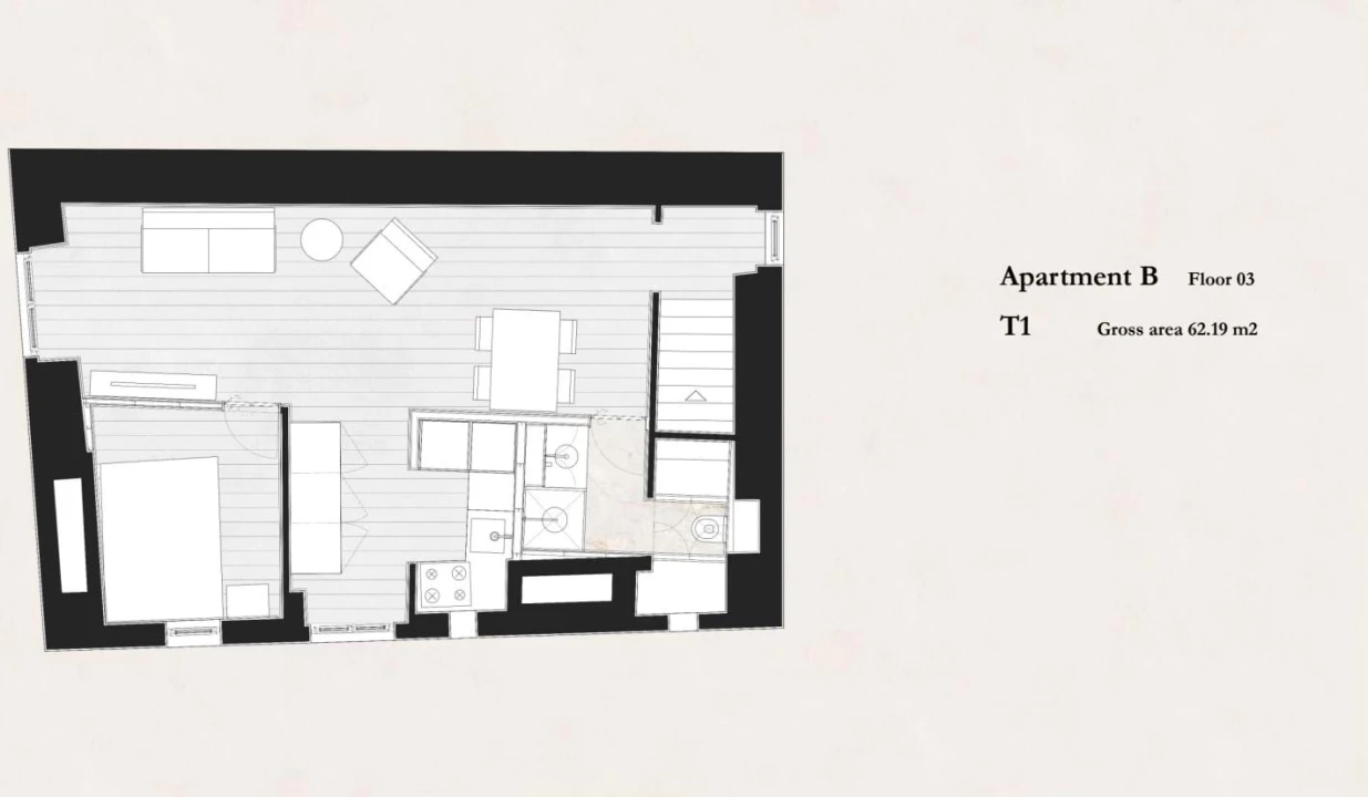 Apartamento T1 para Venda em Setubal (São Sebastião) Foto 8