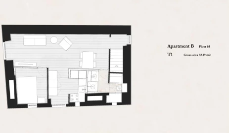 Apartamento T1 para Venda em Setubal (São Sebastião)