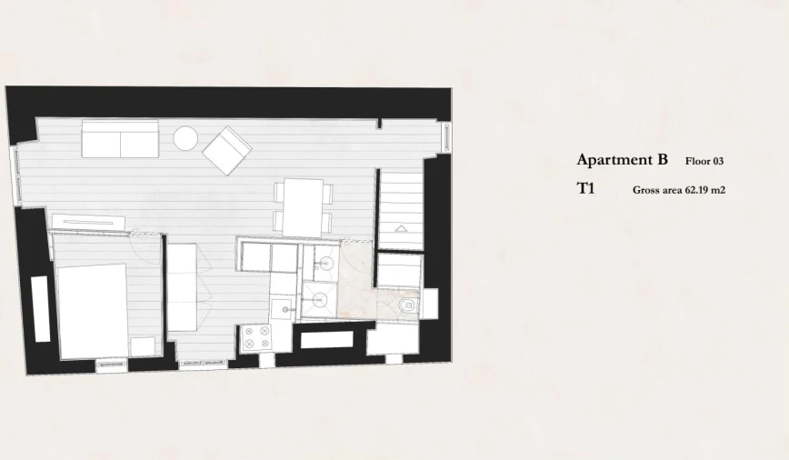 Apartamento T1 para Venda em Setubal (São Sebastião) Foto 8