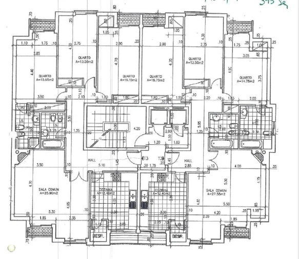 Apartamento T3 para Venda em Rio de Mouro Planta 1
