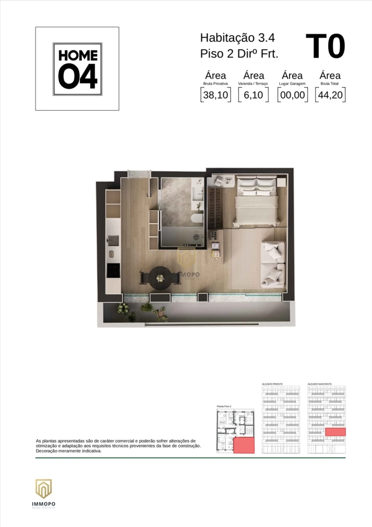 Apartamento T0 para Venda em Matosinhos e Leça da Palmeira Foto 3