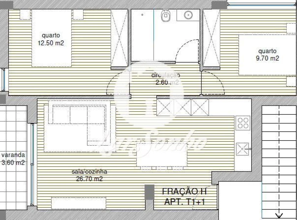 Apartamento T2 para Venda em Manhente Foto 1