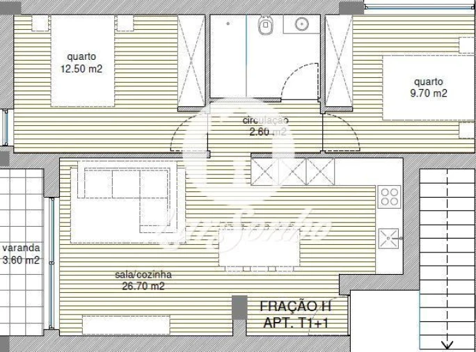 Apartamento T2 para Venda em Manhente Foto 1
