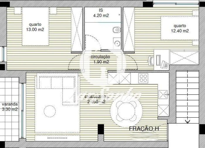 Apartamento T2 para Venda em Manhente Foto 3