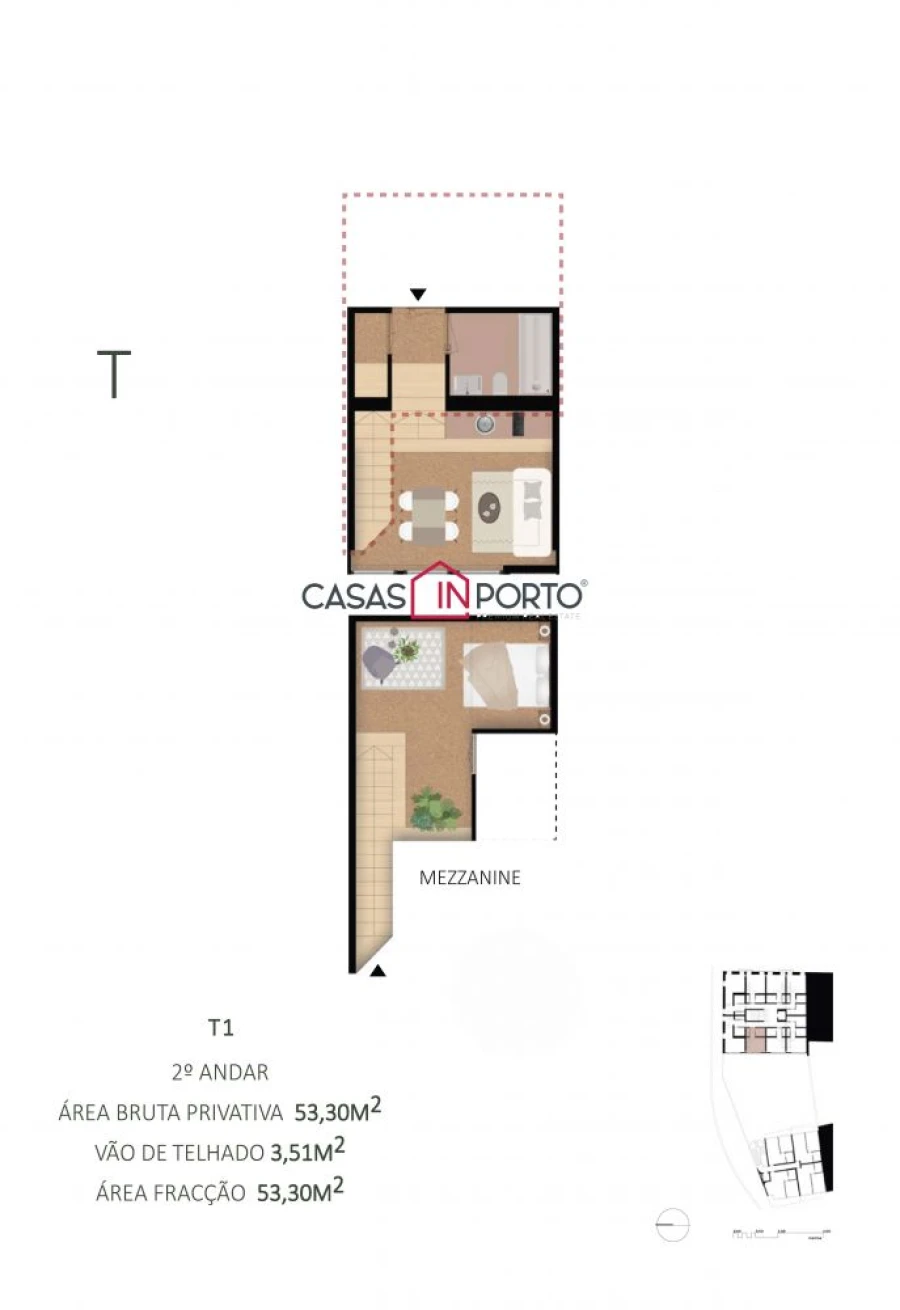 Apartamento T1 para Venda em Paranhos Foto 10