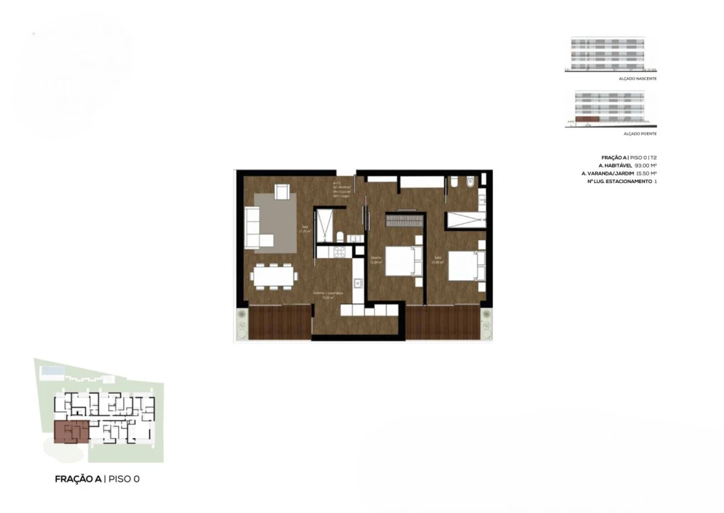 Apartamento T2 para Venda em São João da Madeira Foto 17