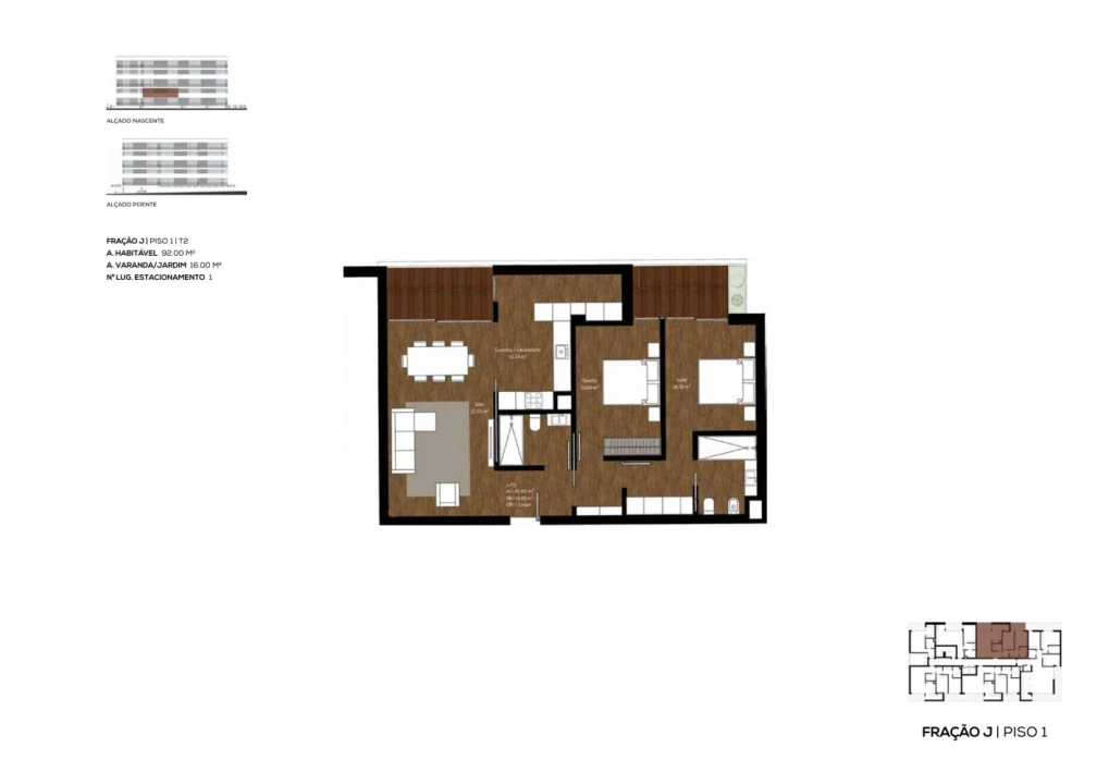 Apartamento T2 para Venda em São João da Madeira Foto 17