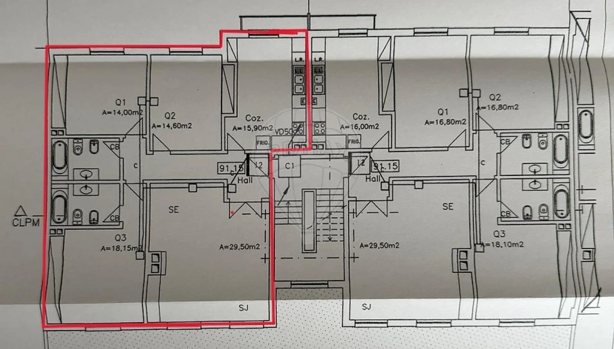 Apartamento T3 para Venda em Carnaxide e Queijas Foto 1