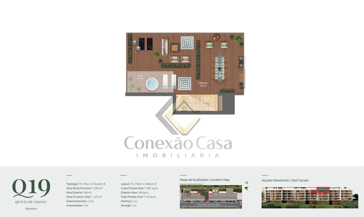 Apartamento T4 para Venda em Mafamude e Vilar do Paraíso Foto 38