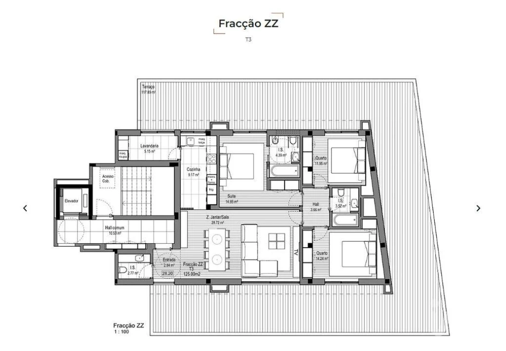 Apartamento T3 para Venda em Espinho Foto 8