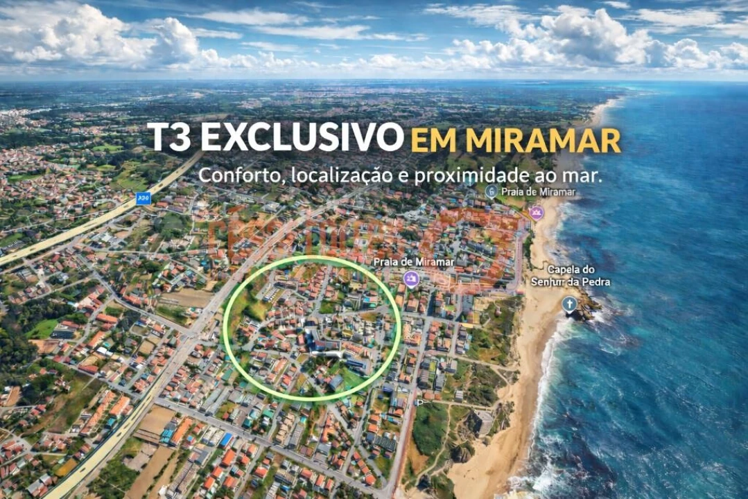 Apartamento T3 para Venda em Gulpilhares e Valadares Foto 1