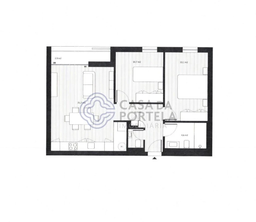 Apartamento T2 para Venda em Rio Tinto Foto 10