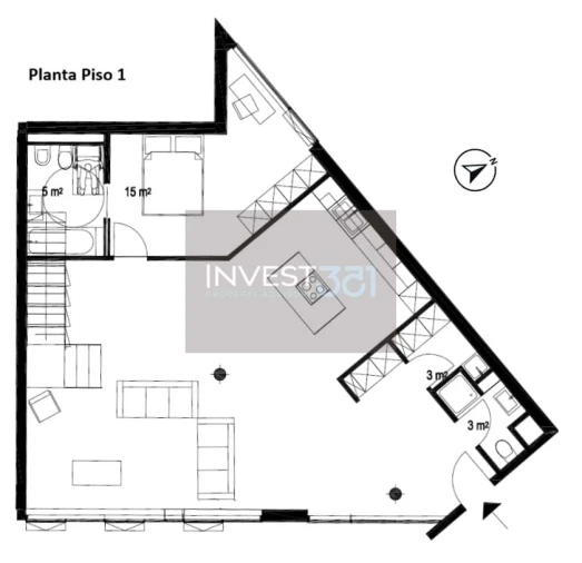 Apartamento T3 para Venda em Lordelo do Ouro e Massarelos Foto 15