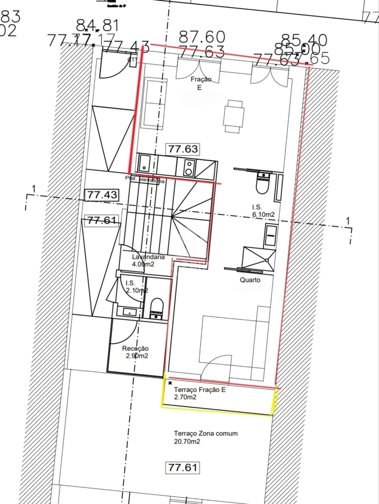 Apartamento T1 para Venda em Santa Marinha Foto 2