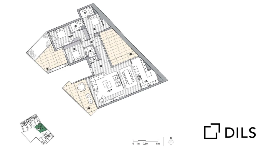 Apartamento T3 para Venda em Santo António Planta 1
