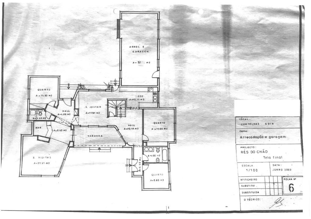 Moradia T5 para Venda em Guia Planta 2