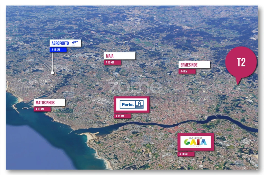 Apartamento T2 para Venda em Baguim do Monte (Rio Tinto) Foto 47