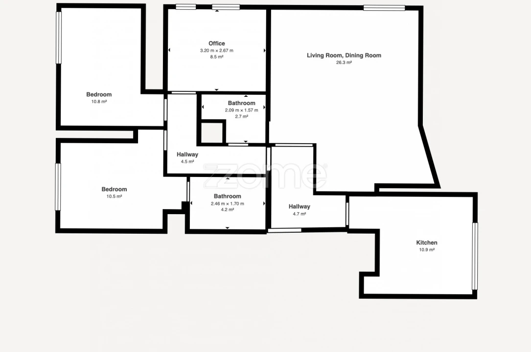 Apartamento T3 para Venda em Gulpilhares e Valadares Foto 46