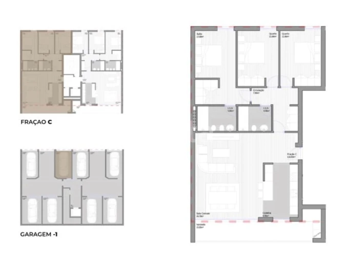 Apartamento T3 para Venda em São João Baptista Foto 9