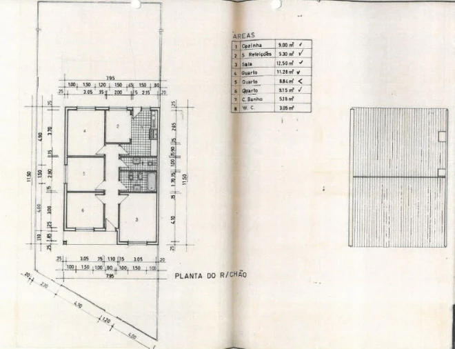 Moradia T3 para Venda em São Francisco Planta 1