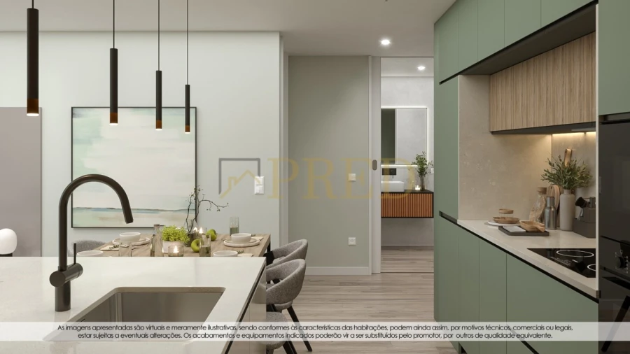 Apartamento T2 para Venda em Mafamude e Vilar do Paraíso Foto 9