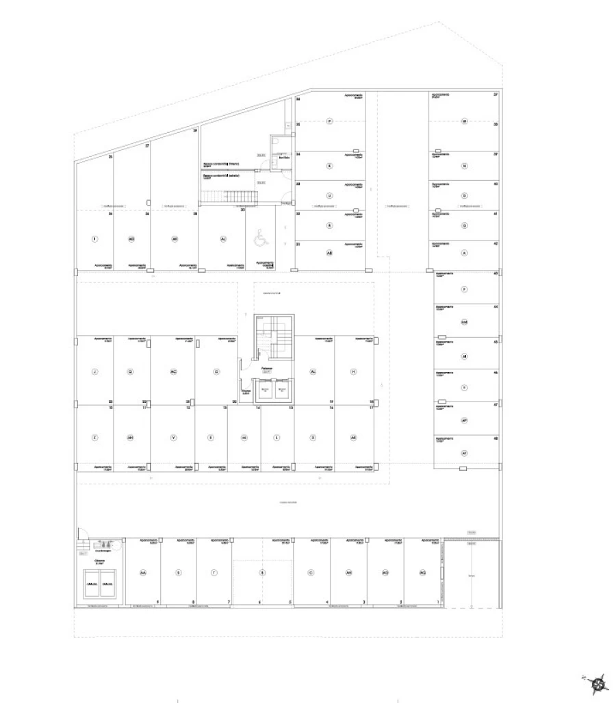 Apartamento T2 para Venda em São João da Madeira Planta 1