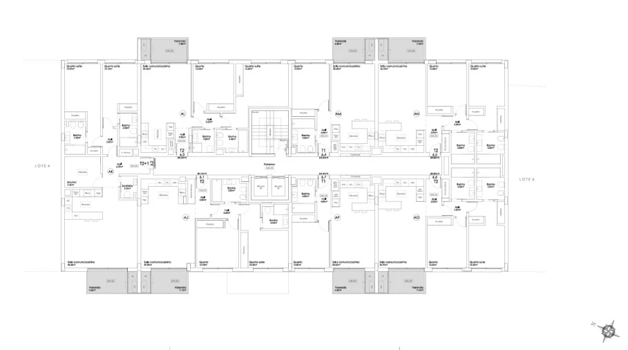 Apartamento T2 para Venda em São João da Madeira Planta 3