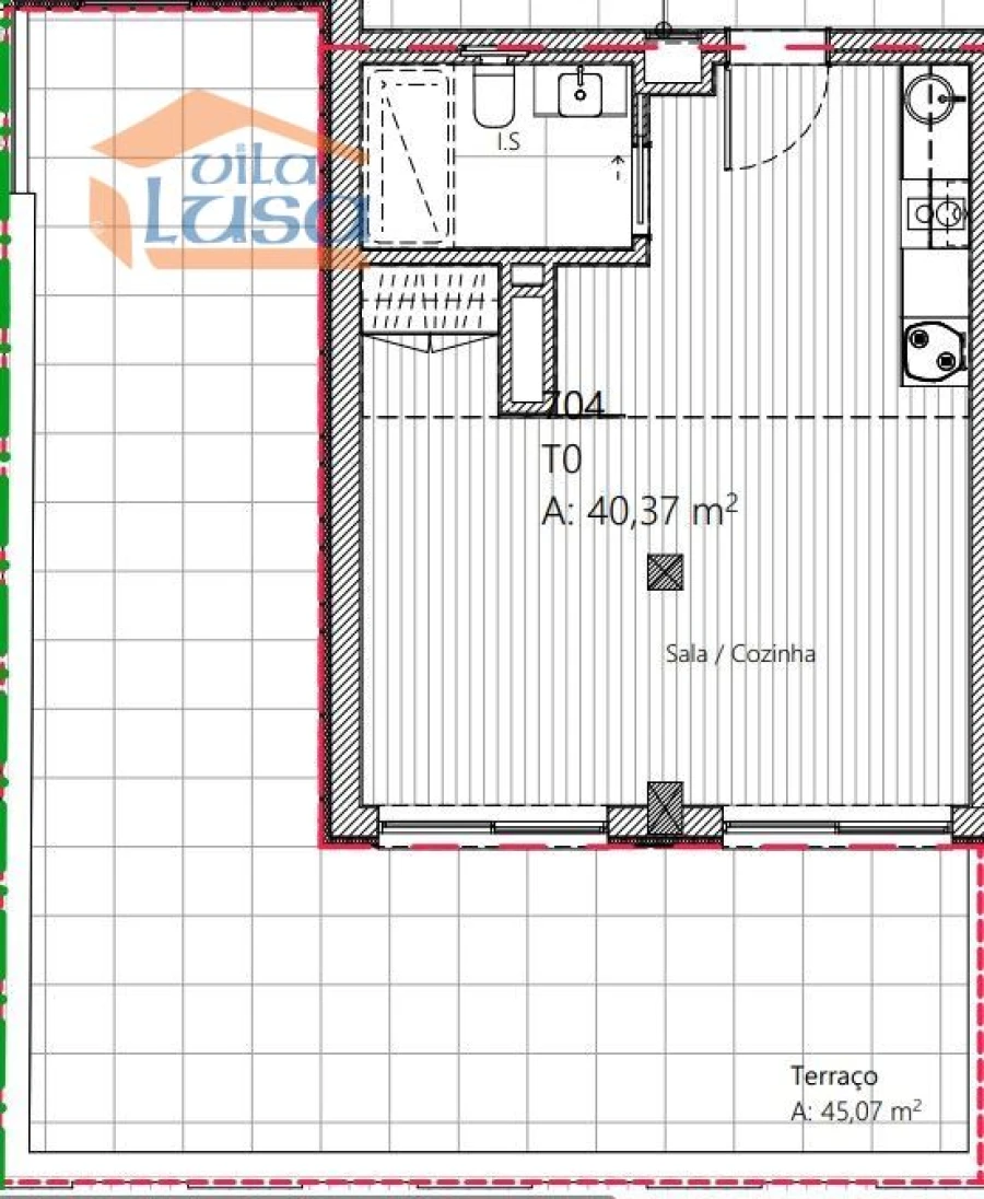 Apartamento T0 para Venda em Mafamude e Vilar do Paraíso Foto 11