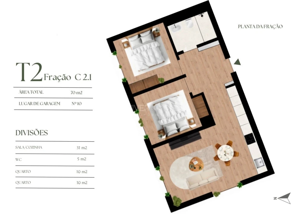 Apartamento T2 para Venda em Campanhã Foto 25