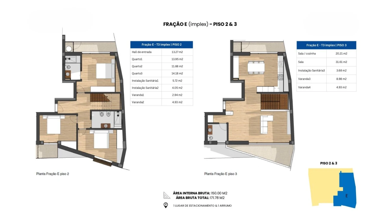 Apartamento T3 para Venda em Glória e Vera Cruz Foto 18