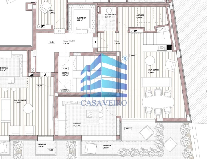 Apartamento T3 para Venda em Glória e Vera Cruz Foto 26