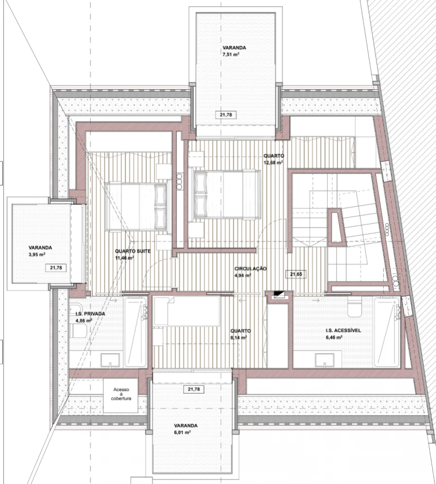 Apartamento T3 para Venda em Glória e Vera Cruz Foto 31