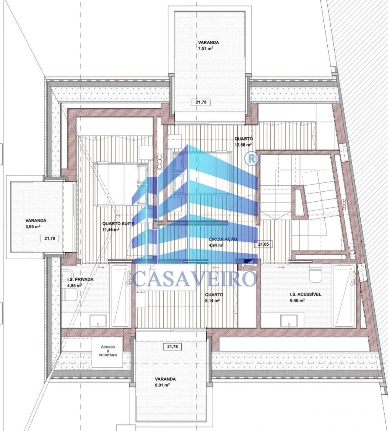 Apartamento T3 para Venda em Glória e Vera Cruz Foto 27