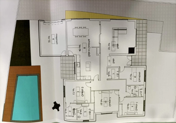 Moradia T3 para Venda em Amor Planta 1