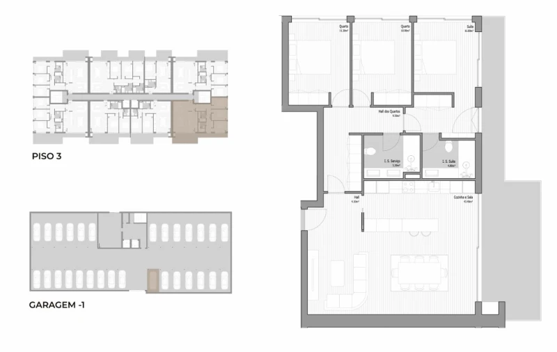 Apartamento T3 para Venda em Valongo Planta 1