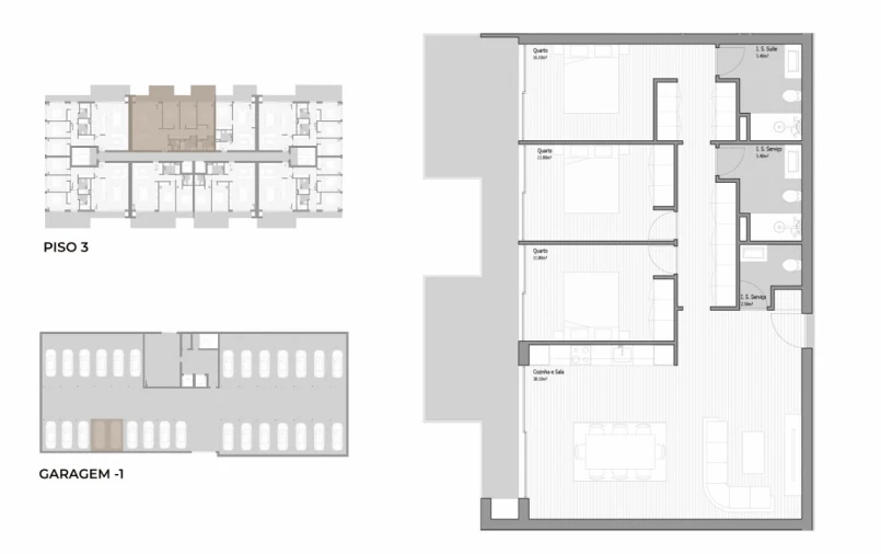 Apartamento T3 para Venda em Valongo Planta 1