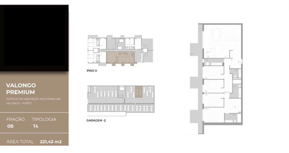 Apartamento T4 para Venda em Valongo Planta 1