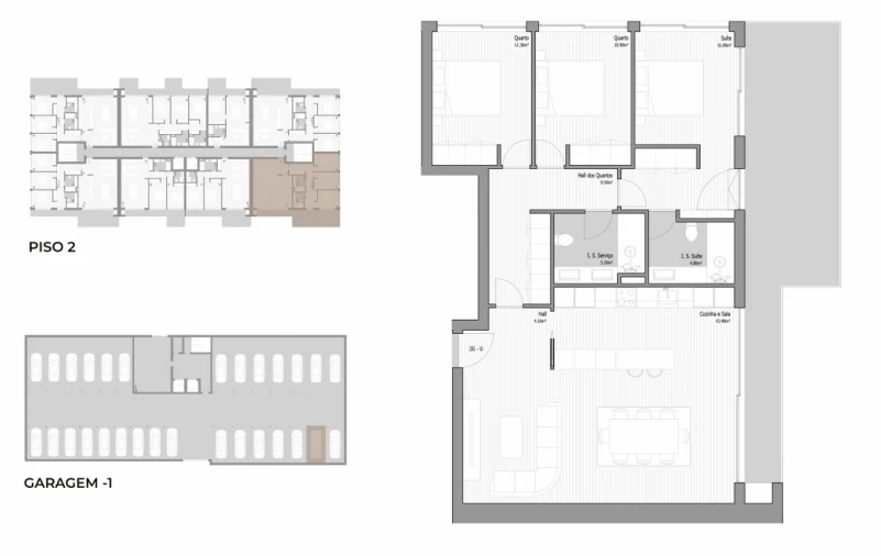 Apartamento T3 para Venda em Valongo Planta 1