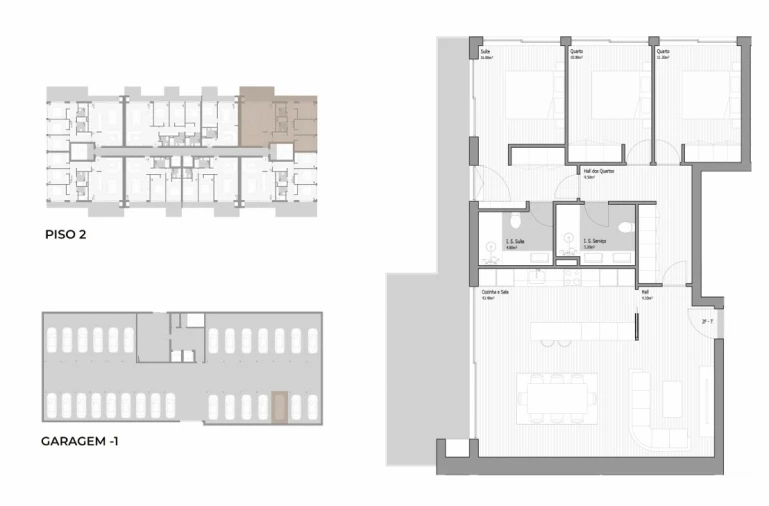 Apartamento T3 para Venda em Valongo Planta 1