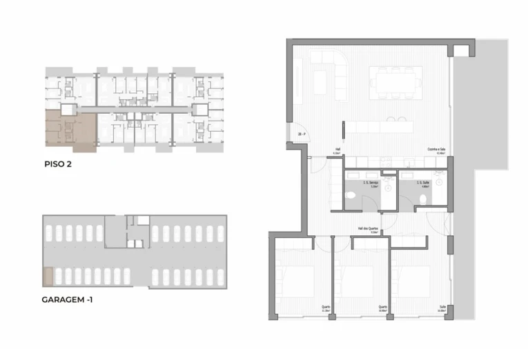 Apartamento T3 para Venda em Valongo Planta 1